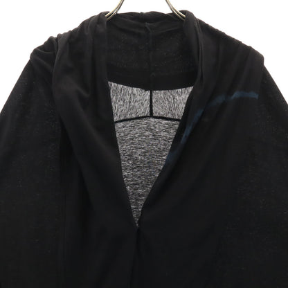 Y's Long Sleeve Long Cardigan Black Size 2