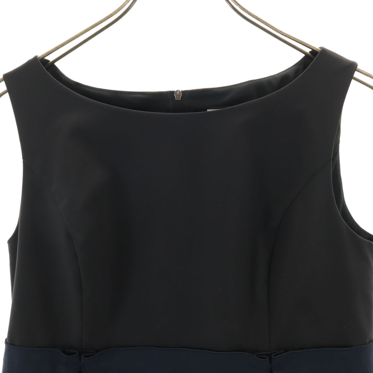 FOXEY NEW YORK Sleeveless Midi Dress Navy Size 38