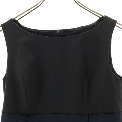 FOXEY NEW YORK Sleeveless Midi Dress Navy Size 38