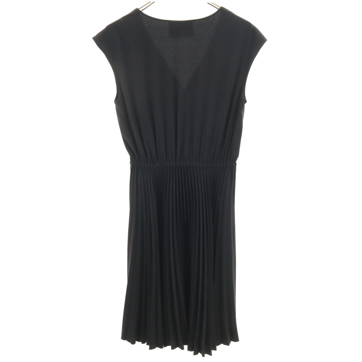 PRADA Italian Sleeveless Pleated Dress Black Size 40S