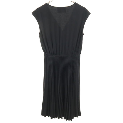 PRADA Italian Sleeveless Pleated Dress Black Size 40S