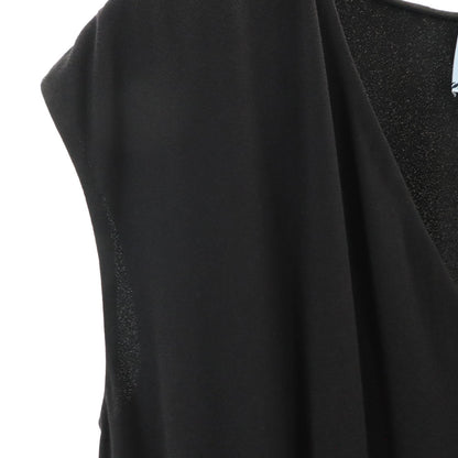 PRADA Italian Sleeveless Pleated Dress Black Size 40S