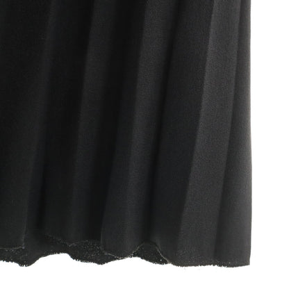 PRADA Italian Sleeveless Pleated Dress Black Size 40S