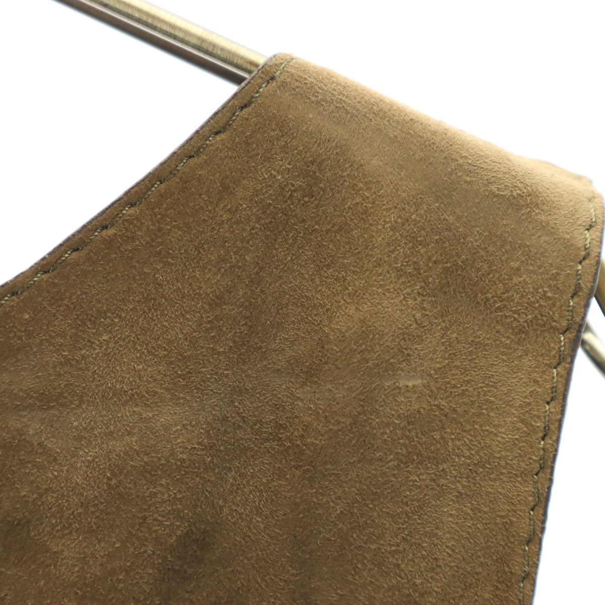 LOUIS VUITTON Italian Sleeveless Suede Dress Brown Size 38