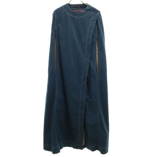 Levi's RED 80s Vintage Blue Denim Poncho Size XS
