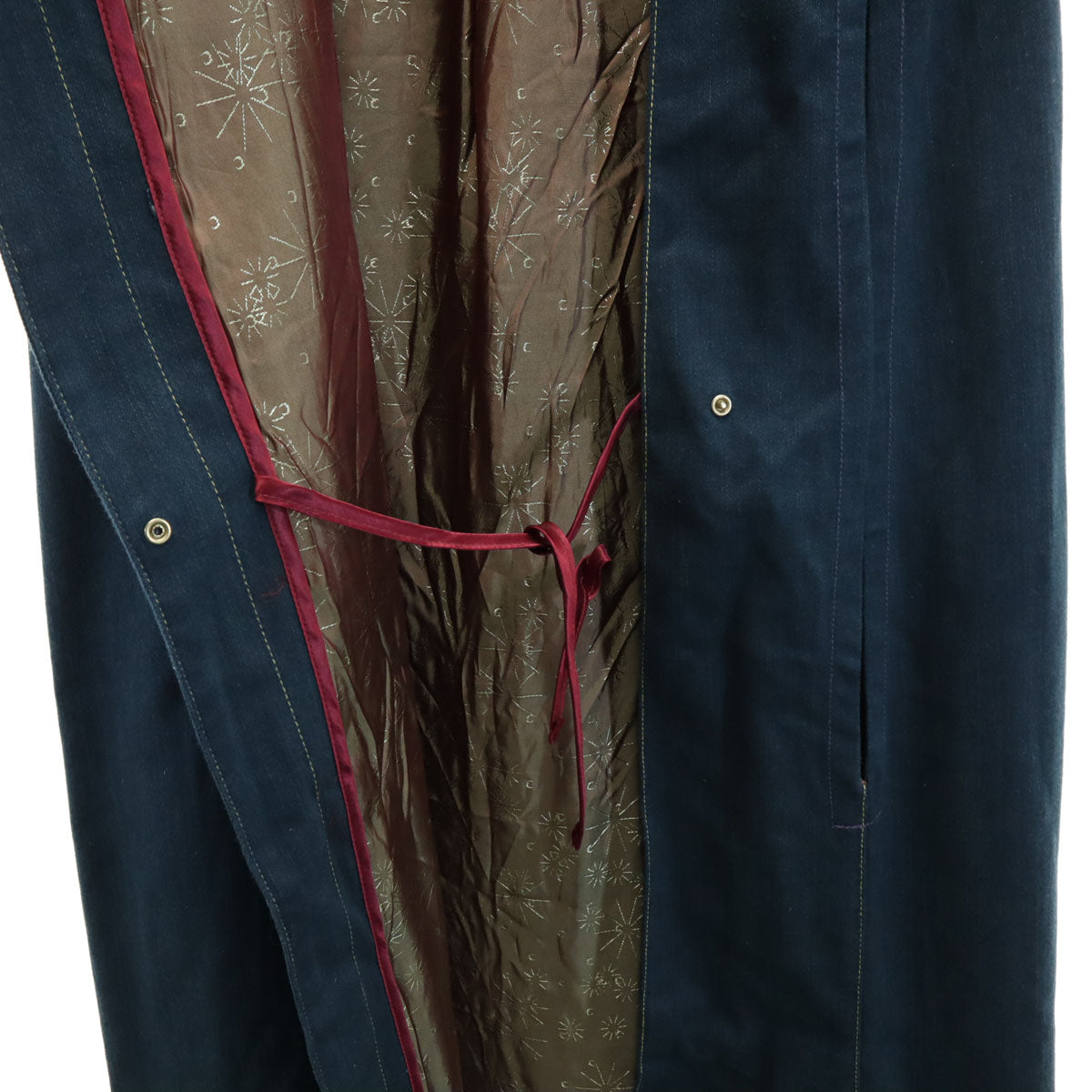 Levi's RED 80s Vintage Blue Denim Poncho Size XS