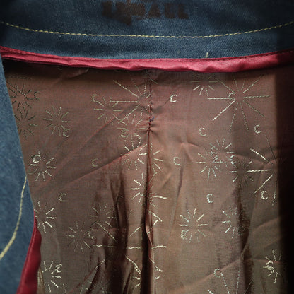 Levi's RED 80s Vintage Blue Denim Poncho Size XS