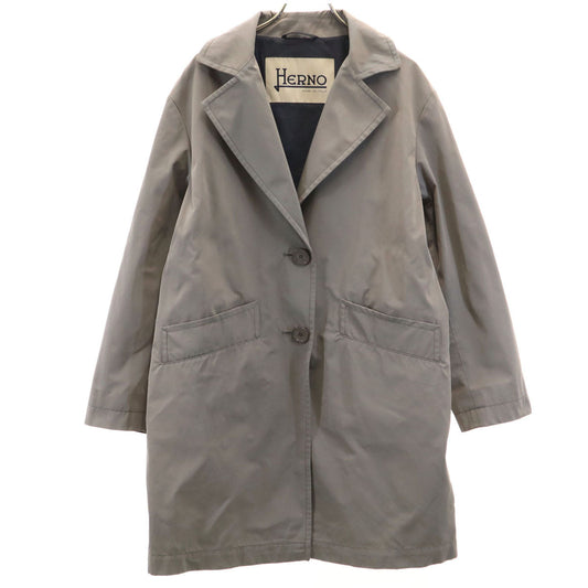 Herno Italian Made Coat Gray Size 42