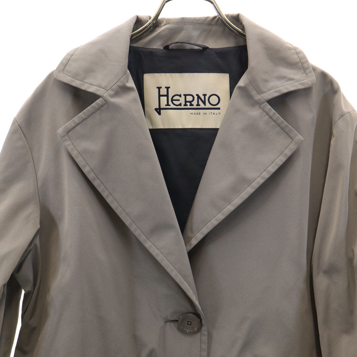 Herno Italian Made Coat Gray Size 42