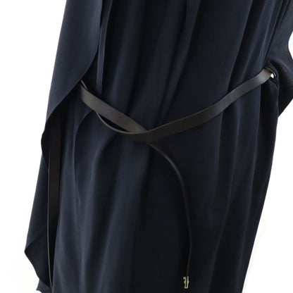 MARNI Italian Silk Sleeveless Dress Navy Size 42