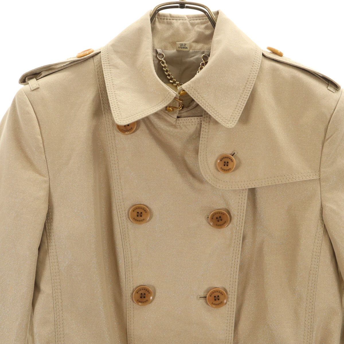 BURBERRY LONDON Trench Coat Beige Size 38