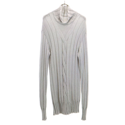 ARMANI Collezioni Italian Wool High Sweater Gray Size XL