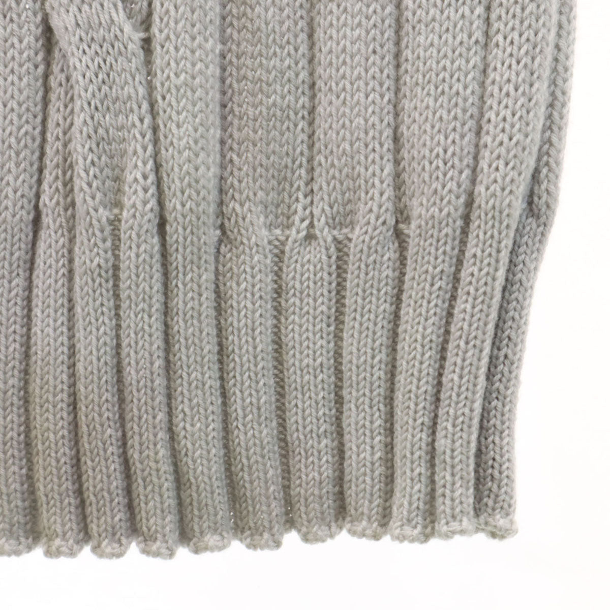 ARMANI Collezioni Italian Wool High Sweater Gray Size XL