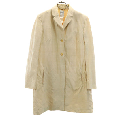 CELINE French Made Chesterfield Coat Beige
