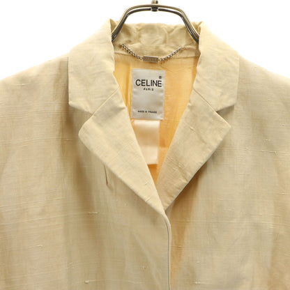 CELINE French Made Chesterfield Coat Beige