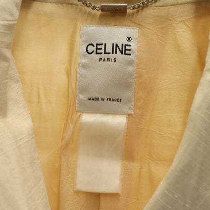 CELINE French Made Chesterfield Coat Beige