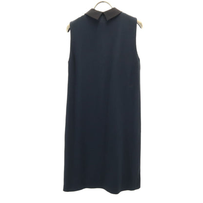 MIUMIU Sleeveless Knee-Length Dress Navy Size 38