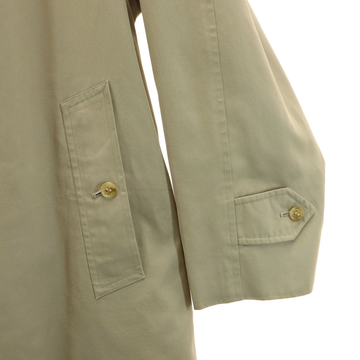 Burberrys 90s Old Ash Beige Balmacaan Coat Size 88-160