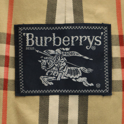 Burberrys 90s Old Ash Beige Balmacaan Coat Size 88-160