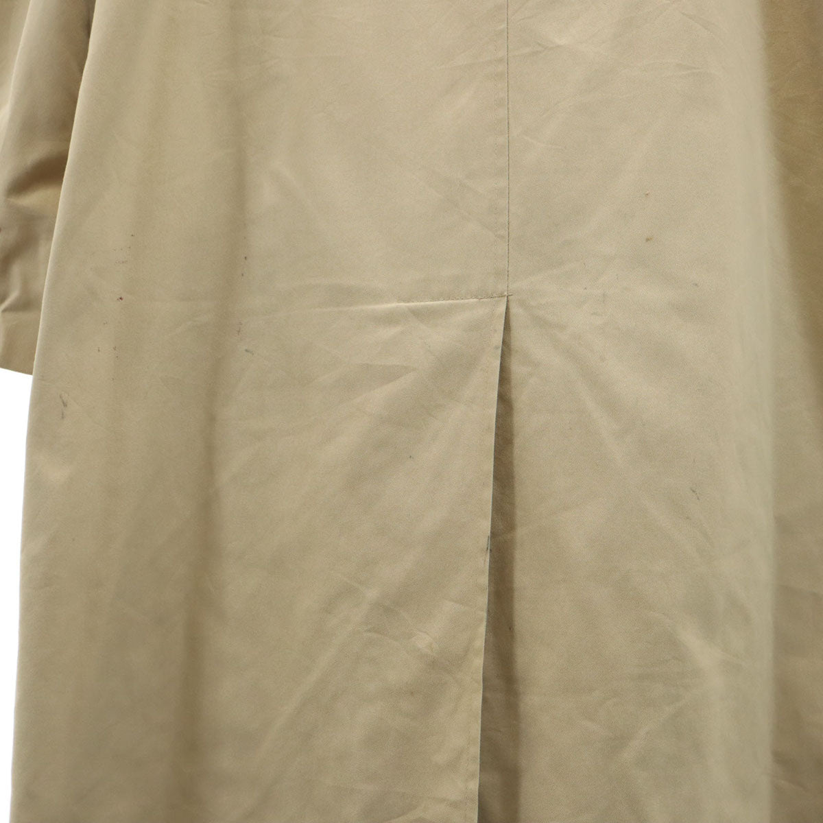 Burberrys 80s Vintage Balmacaan Coat Beige