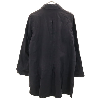 HERMES Scotland Balmacaan Coat Brown Size M