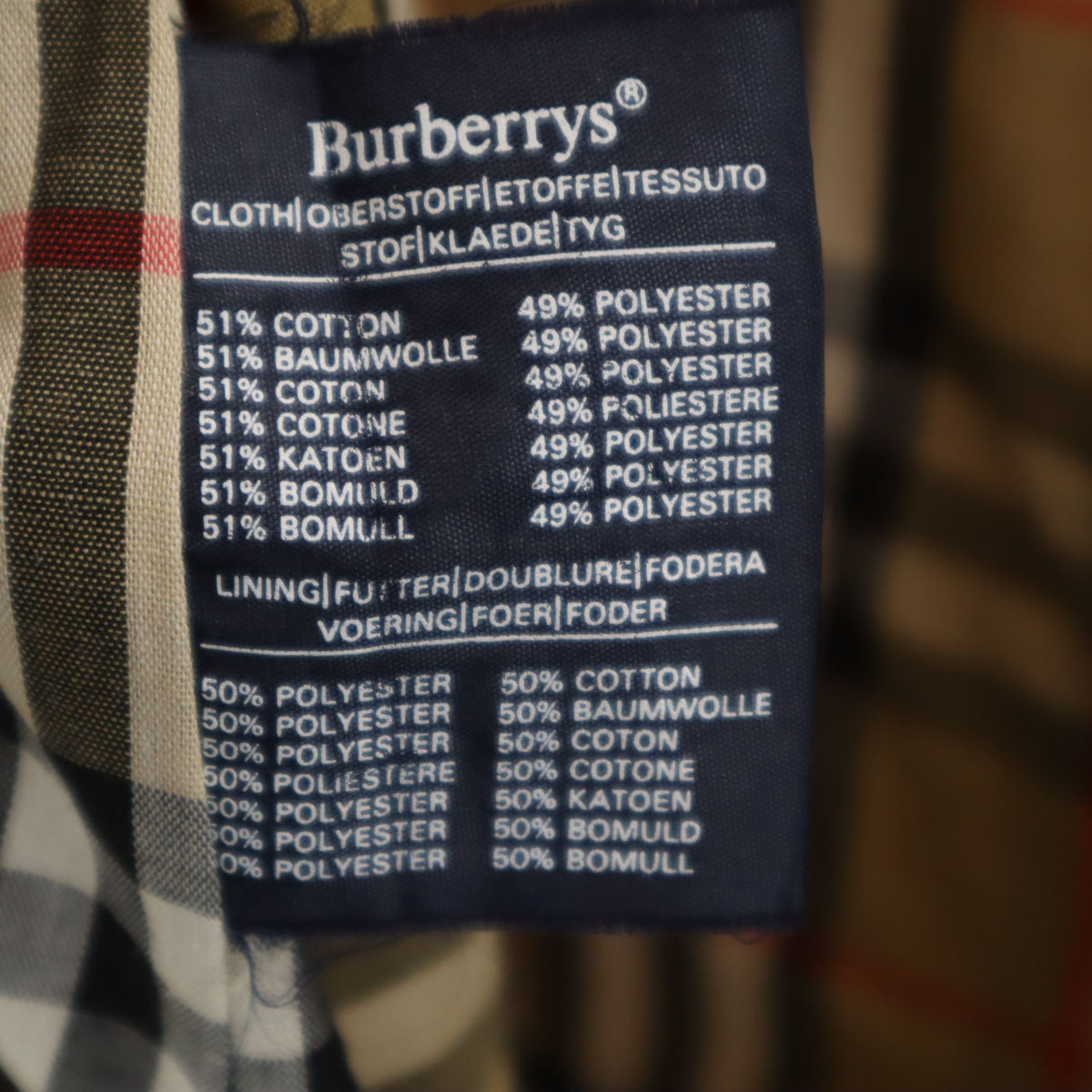 Burberrys 80s 90s Old Beige Coat Size 40