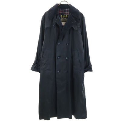 Barbour 90s Oiled Trench Coat Gray Size C36