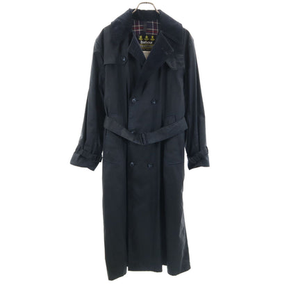 Barbour 90s Oiled Trench Coat Gray Size C36
