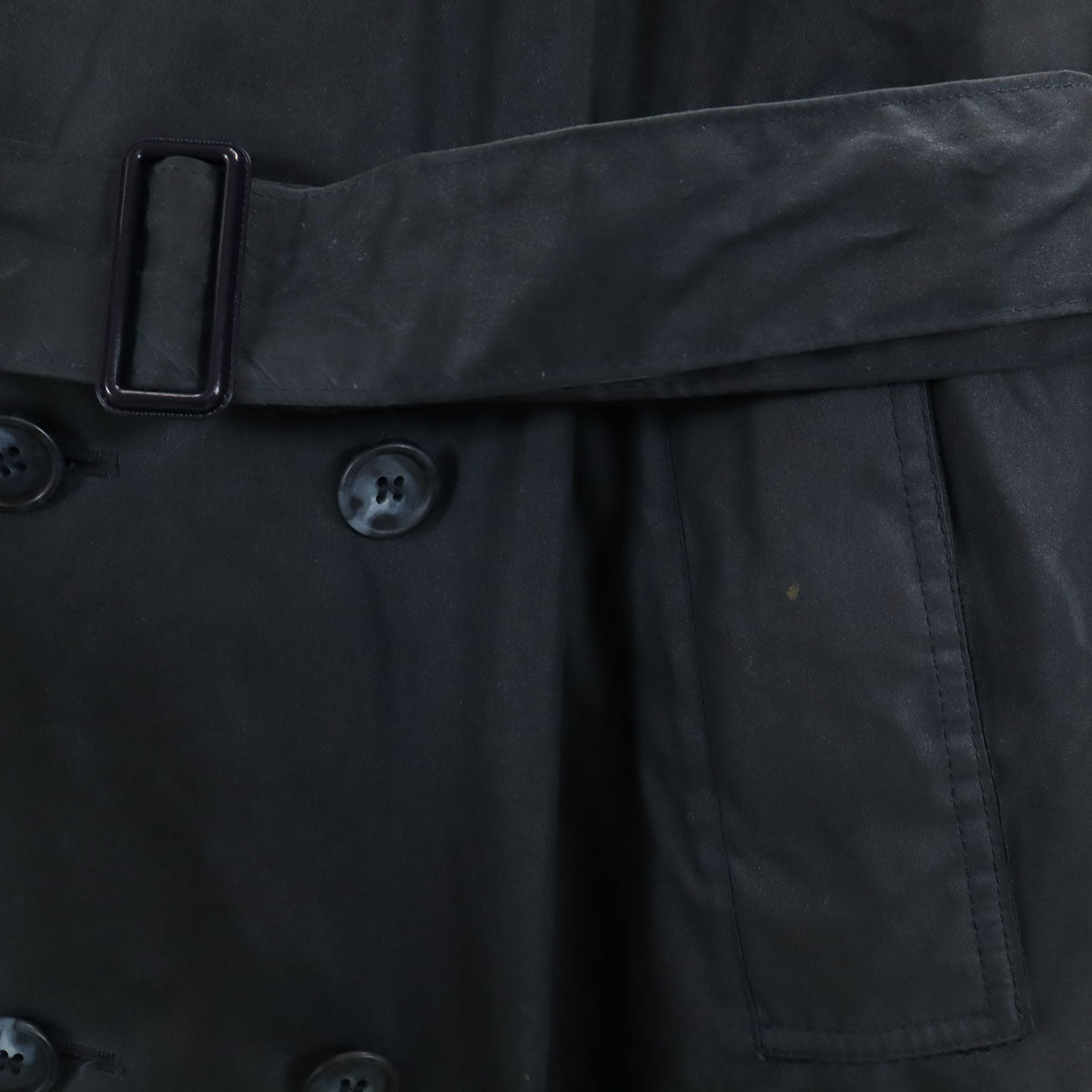 Barbour 90s Oiled Trench Coat Gray Size C36