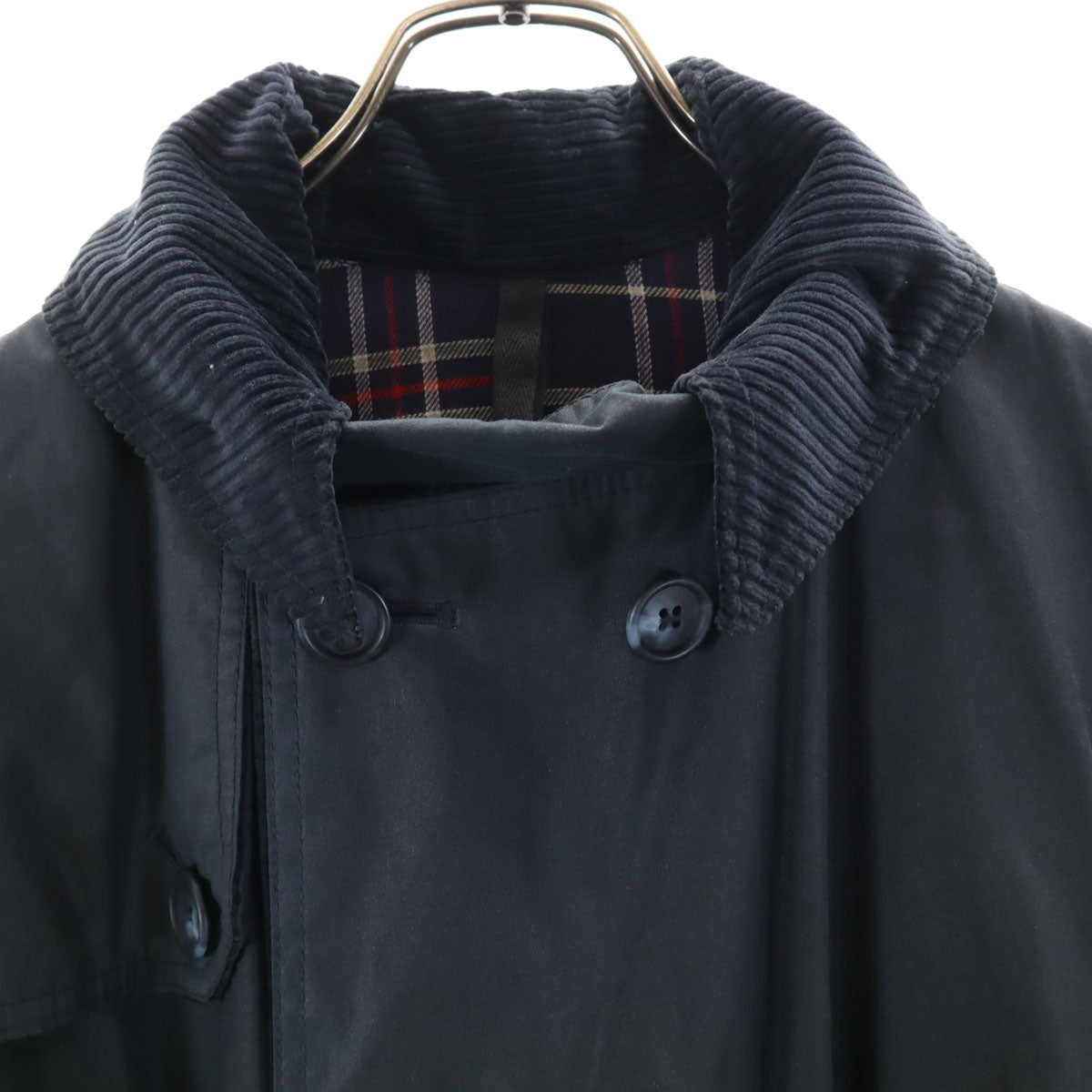 Barbour 90s Oiled Trench Coat Gray Size C36