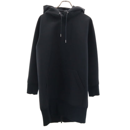 Sacai Black Bonding Knit Hoodie Dress Size 2
