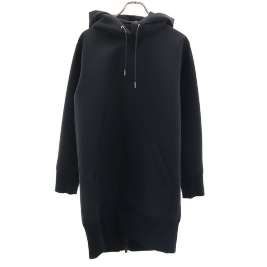 Sacai Black Bonding Knit Hoodie Dress Size 2