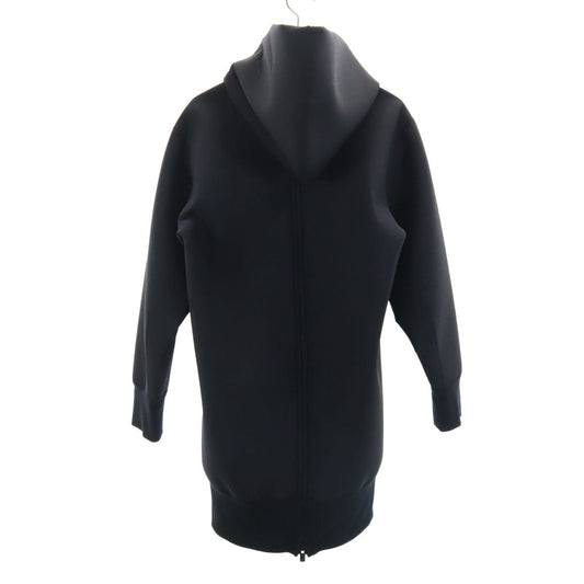 Sacai Black Bonding Knit Hoodie Dress Size 2