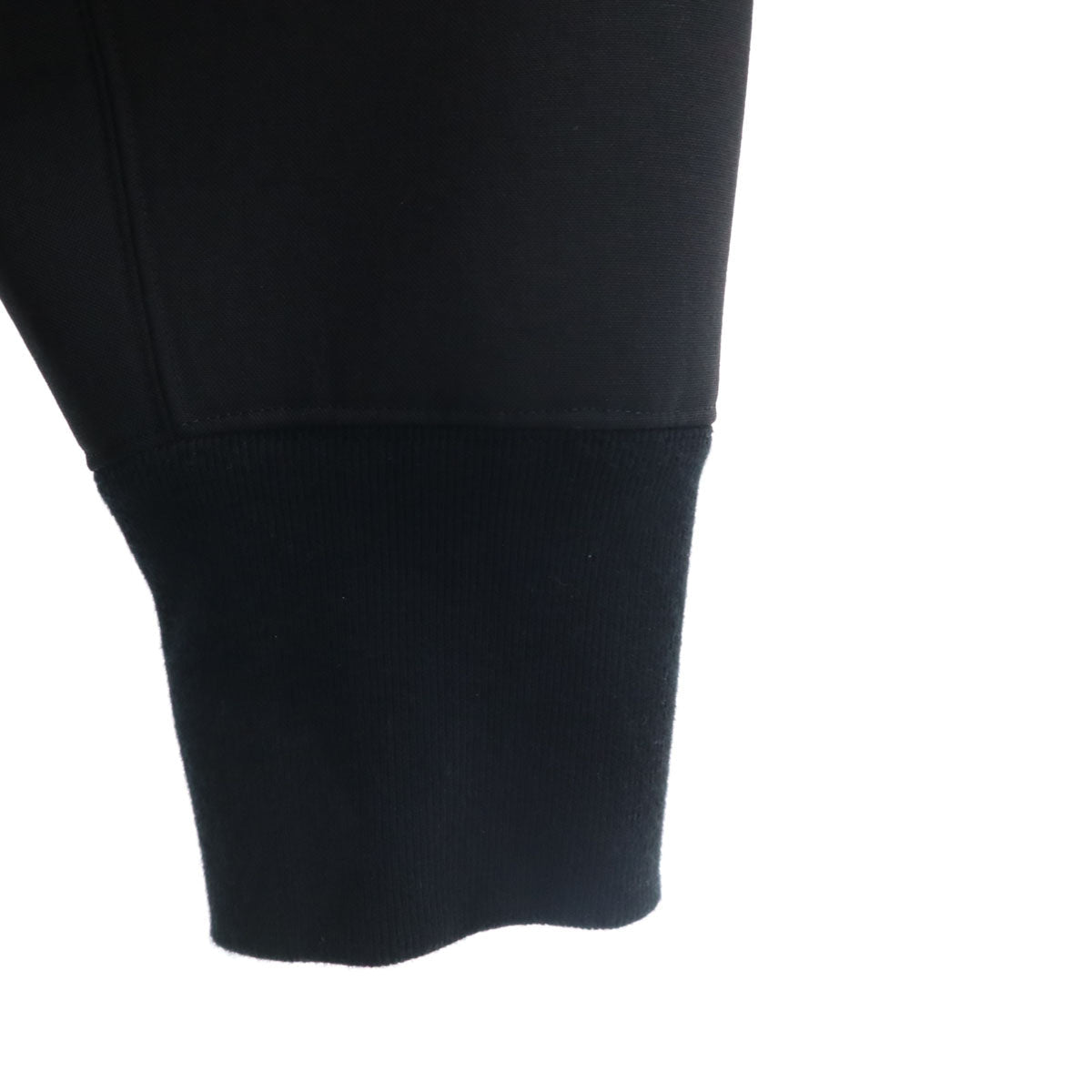 Sacai Black Bonding Knit Hoodie Dress Size 2
