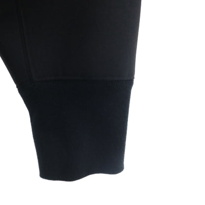 Sacai Black Bonding Knit Hoodie Dress Size 2