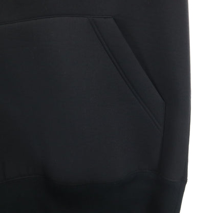 Sacai Black Bonding Knit Hoodie Dress Size 2