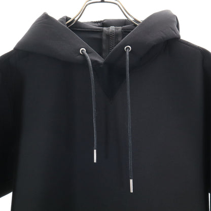 Sacai Black Bonding Knit Hoodie Dress Size 2