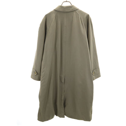 Burberrys 90s Vintage Khaki Balmacaan Coat Size 170