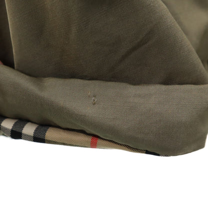 Burberrys 90s Vintage Khaki Balmacaan Coat Size 170
