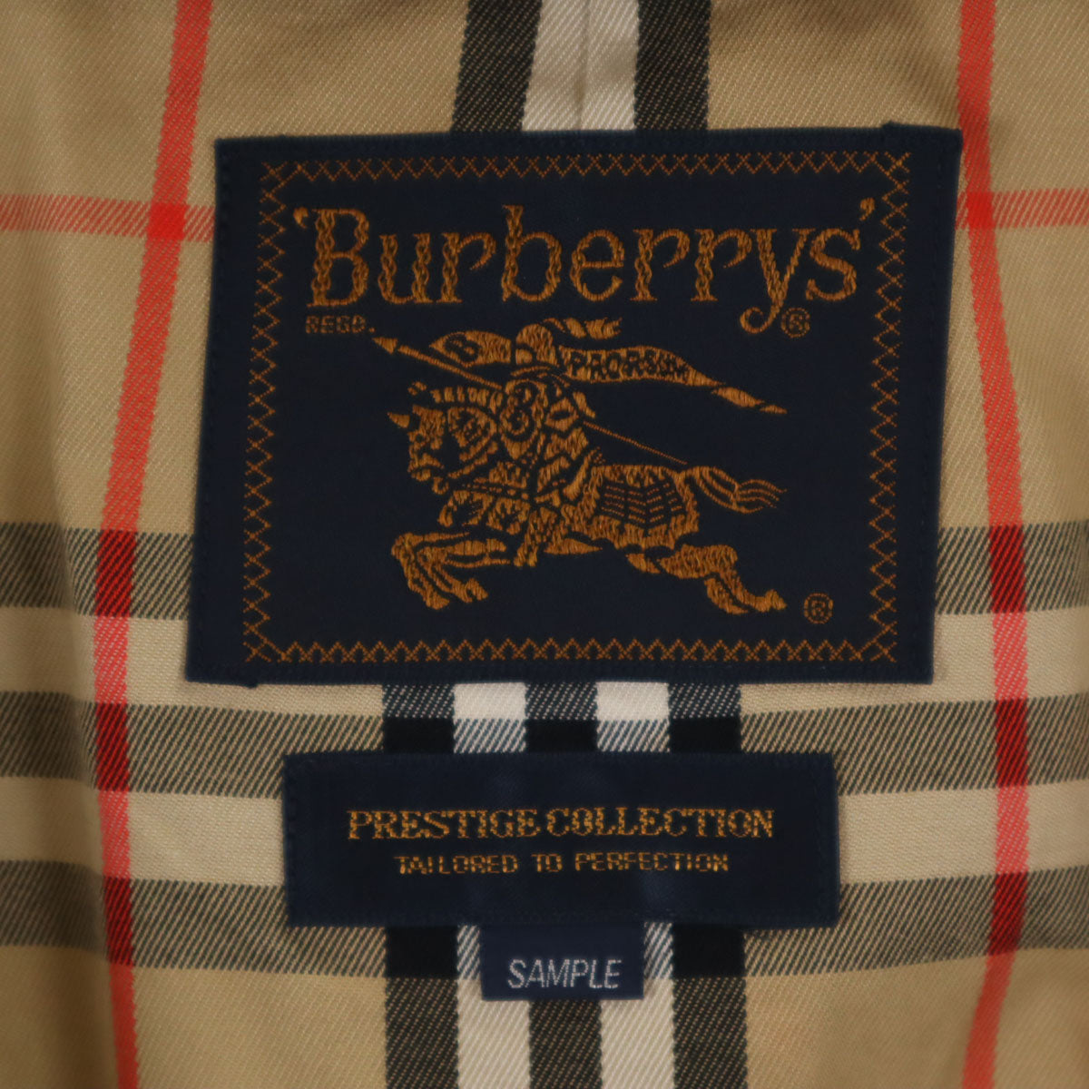 Burberrys 90s Vintage Khaki Balmacaan Coat Size 170