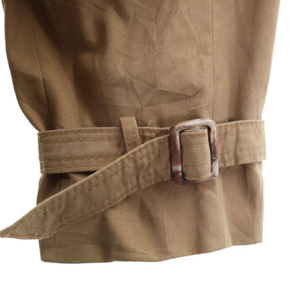 Burberrys 90s British Old Trench Coat Beige