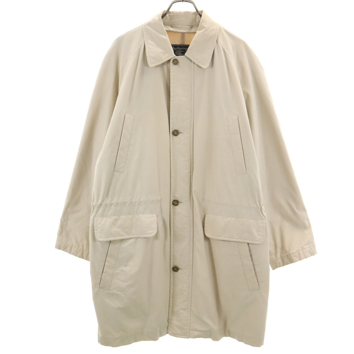 Burberrys 90s Vintage Long Coat Beige Size L