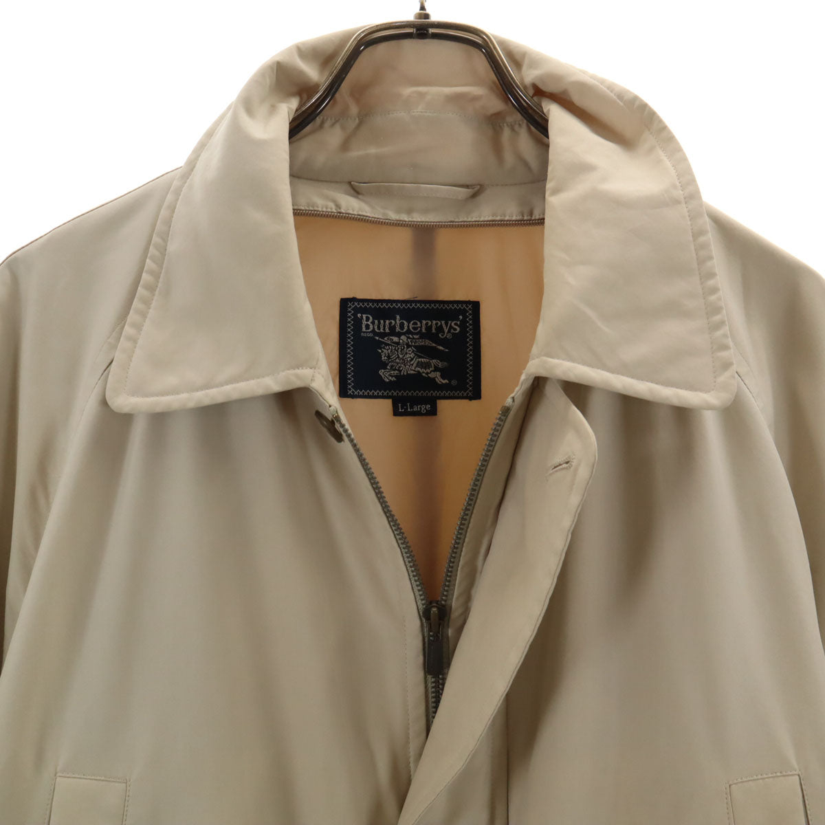 Burberrys 90s Vintage Long Coat Beige Size L