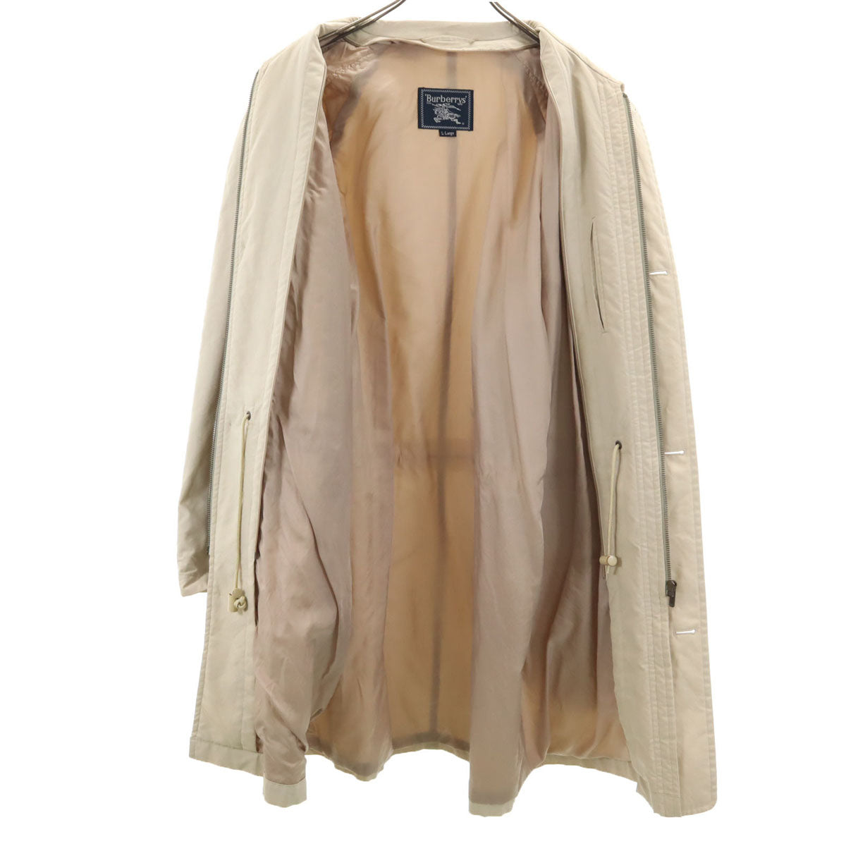 Burberrys 90s Vintage Long Coat Beige Size L