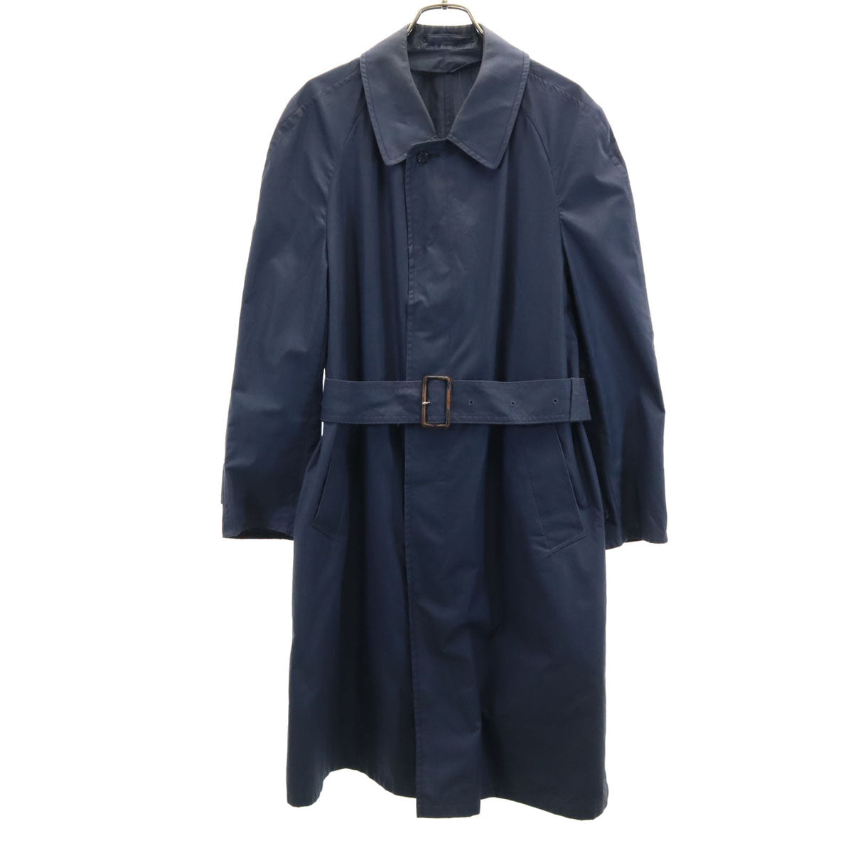 Aquascutum 80s England Made Packable Coat Navy Size 36
