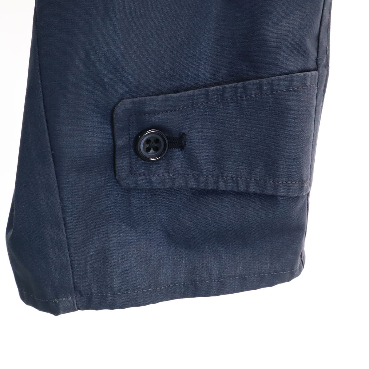 Aquascutum 80s England Made Packable Coat Navy Size 36