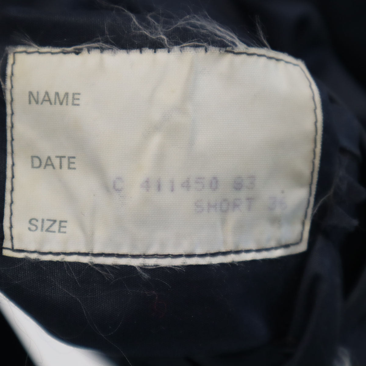 Aquascutum 80s England Made Packable Coat Navy Size 36