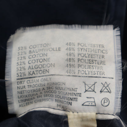 Aquascutum 80s England Made Packable Coat Navy Size 36