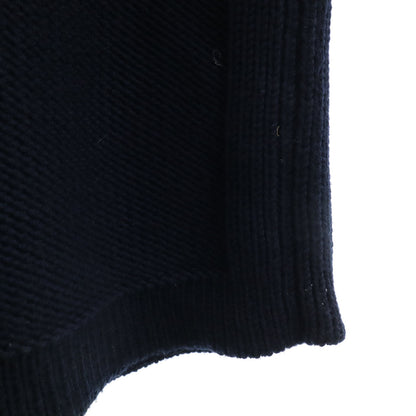 FENDI Long Sleeve Knit Midi Dress Navy Size 40