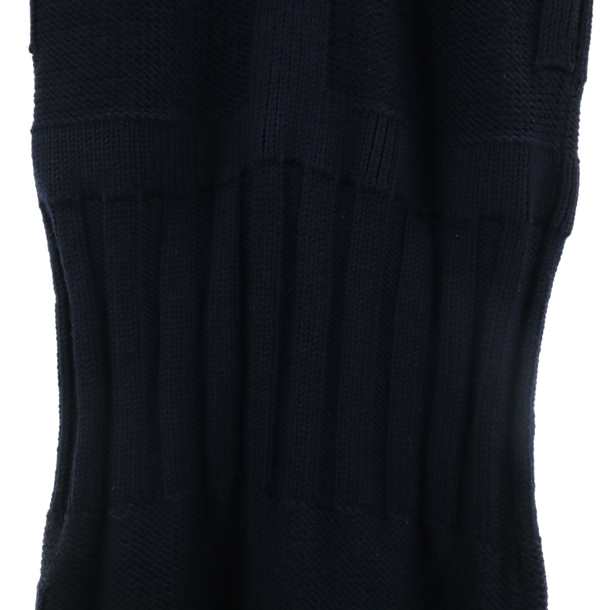 FENDI Long Sleeve Knit Midi Dress Navy Size 40